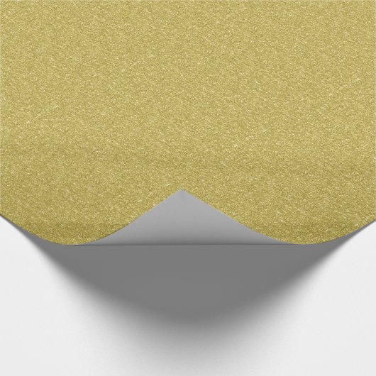 Gold Glitter Cadeaupapier (Hoek)