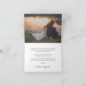 Gold Glitter Confetti Aangepaste foto Hartelijk da Bedankkaart (Binnen)