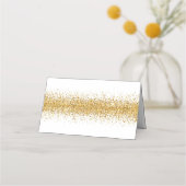 Gold Glitter-Confetti op wit (Achterkant)