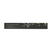 Gold Glitter Confetti Wrap Label (Individueel)
