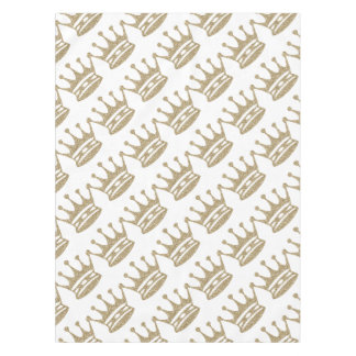 Gold Glitter Crown Tafelkleed