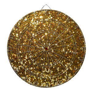 Gold Glitter Dartbord