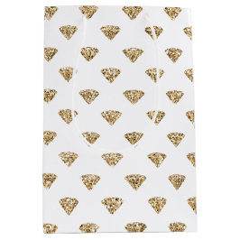 Gold Glitter Diamonds Medium Cadeauzakje