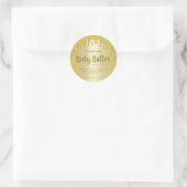 Gold Glitter Drift Body Butter Labels (Tas)