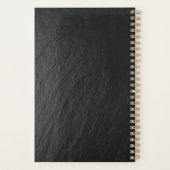 Gold Glitter en Marble Monogram Teacher Planner (Achterkant)