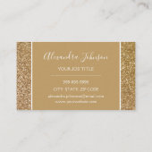 Gold Glitter en Sparkle Girly Loyalty Punch (Achterkant)