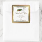 Gold Glitter en White Product Labels Ladybug Logo (Tas)