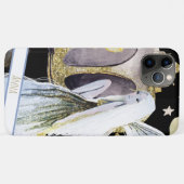 *~* Gold Glitter Fantasy Stars Carriage Fairy Case-Mate iPhone Case (Achterkant (horizontaal))