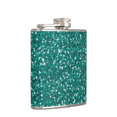 Gold Glitter Faux Folie Confetti Heupfles (Rechts)