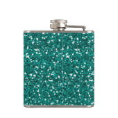 Gold Glitter Faux Folie Confetti Heupfles (Achterkant)