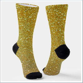 Gold Glitter Festive Sokken