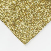 Gold Glitter Fleece Blanket (Hoek)