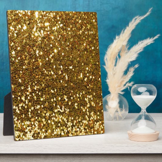 Gold Glitter Fotoplaat (Zijkant)
