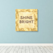Gold Glitter Giraffe Print Shine Bright (Insitu (Houten vloer))