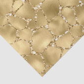 Gold Glitter Giraffe Print        Tissuepapier (Detail)