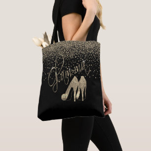 Gold Glitter Glam-ma Draagtas