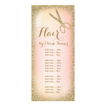 Gold Glitter Hair Salon Rack Kaart