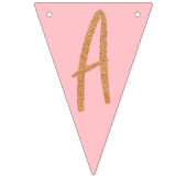 Gold Glitter Happy Birthday Vlaggetjes (Derde vlag)