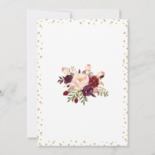 Gold Glitter Hoe goed je Bride Game Kaart kent (Achterkant)