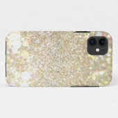 Gold glitter iPhone 5s hoesje (Achterkant (horizontaal))