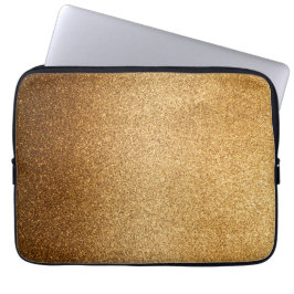 Gold Glitter  Laptop Sleeve