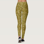 Gold Glitter-Leggings Leggings (Achterkant)