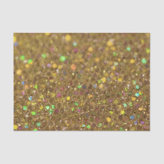Gold Glitter look Artwork Tissuepapier (Voorkant)