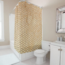 Gold Glitter Marble Mermaid Scaling Pattern
