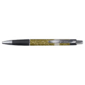 Gold Glitter Monogrammed Pen (Achterkant)