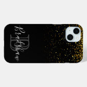 Gold Glitter-naam Case-Mate iPhone Case (Achterkant (horizontaal))