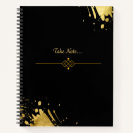 Gold Glitter Notitieboek