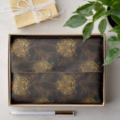 Gold Glitter Oerwoud Tiger Pattern Tissuepapier (Geschenk)