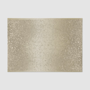 Gold Glitter over Ombre Gold Background Tissue Pap Tissuepapier