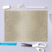 Gold Glitter over Ombre Gold Background Tissue Pap Tissuepapier (Craft)