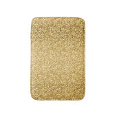 Gold Glitter Pattern Badmat (Voorkant Verticaal)