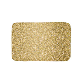 Gold Glitter Pattern Badmat