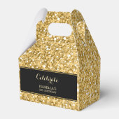 Gold Glitter Pattern Bedankdoosjes (Achterkant)