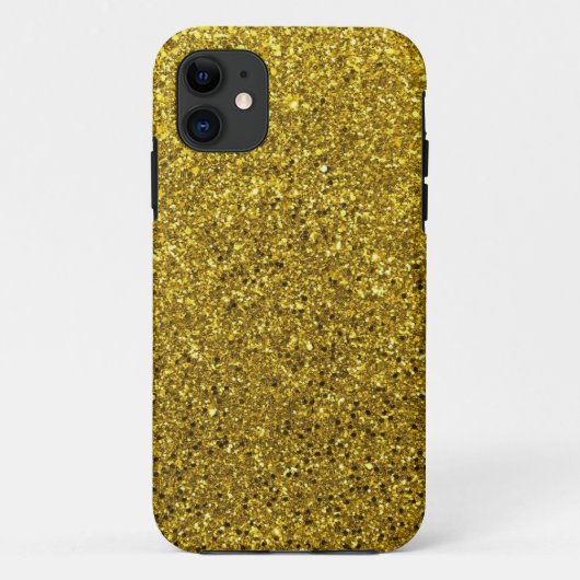 Gold Glitter Pattern Case-Mate iPhone Case (Achterkant)