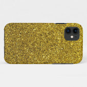 Gold Glitter Pattern Case-Mate iPhone Case (Achterkant (horizontaal))