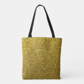 Gold Glitter Pattern Draagtas (Achterkant)
