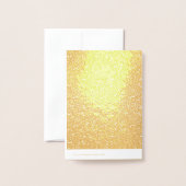 Gold Glitter Pattern Folie Kaarten (Met envelop)