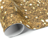 Gold Glitter Pattern ID144 Cadeaupapier (Rol Hoek)