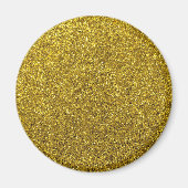 Gold Glitter Pattern Magneet (Voorkant)