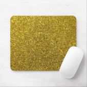 Gold Glitter Pattern Muismat (Met muis)