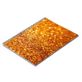 Gold Glitter Pattern Notitieboek (Linkerzijde)