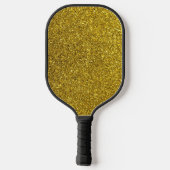 Gold Glitter Pattern Pickleball Paddle (Achterkant)