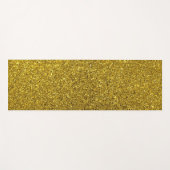 Gold Glitter Pattern Yogamat (Voorkant (horizontaal))