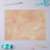 Gold Glitter Peach-Roos — afdrukken Tissuepapier (Craft)