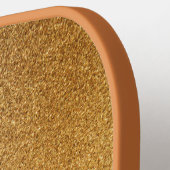 Gold Glitter Pickleball Paddle (Links Detail)