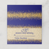 Gold Glitter Royal Blue (Buitenkant ongevouwen)